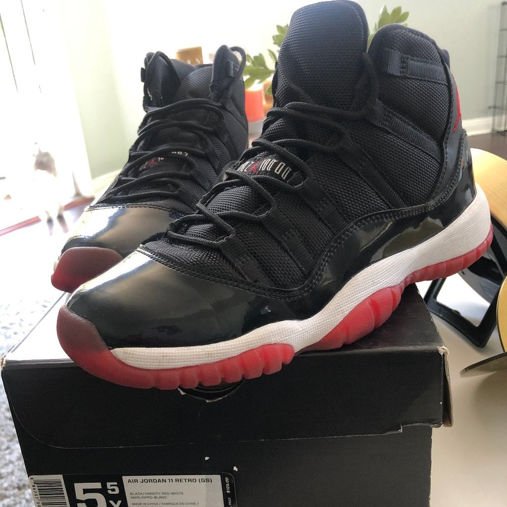 COPY - Jordan Bred 11s high top